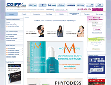 Tablet Screenshot of coiffidis.fr